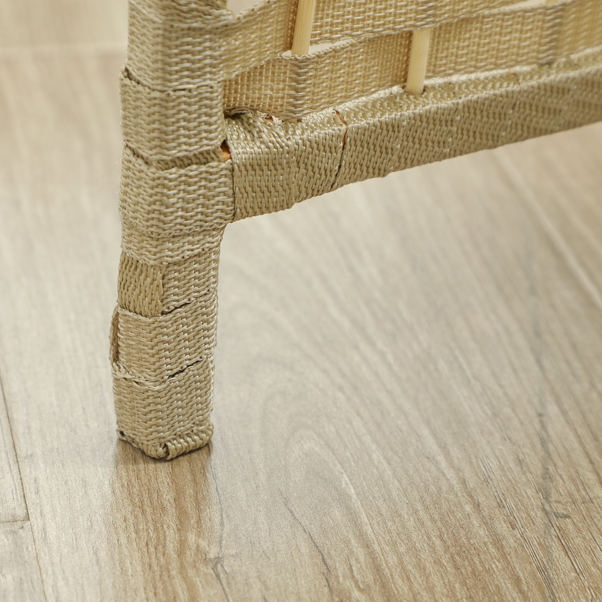 Room Divider, 4 Panel Folding Privacy Screen, 5.6' Tall Freestanding Partition for Home Office, Bedroom, Beige