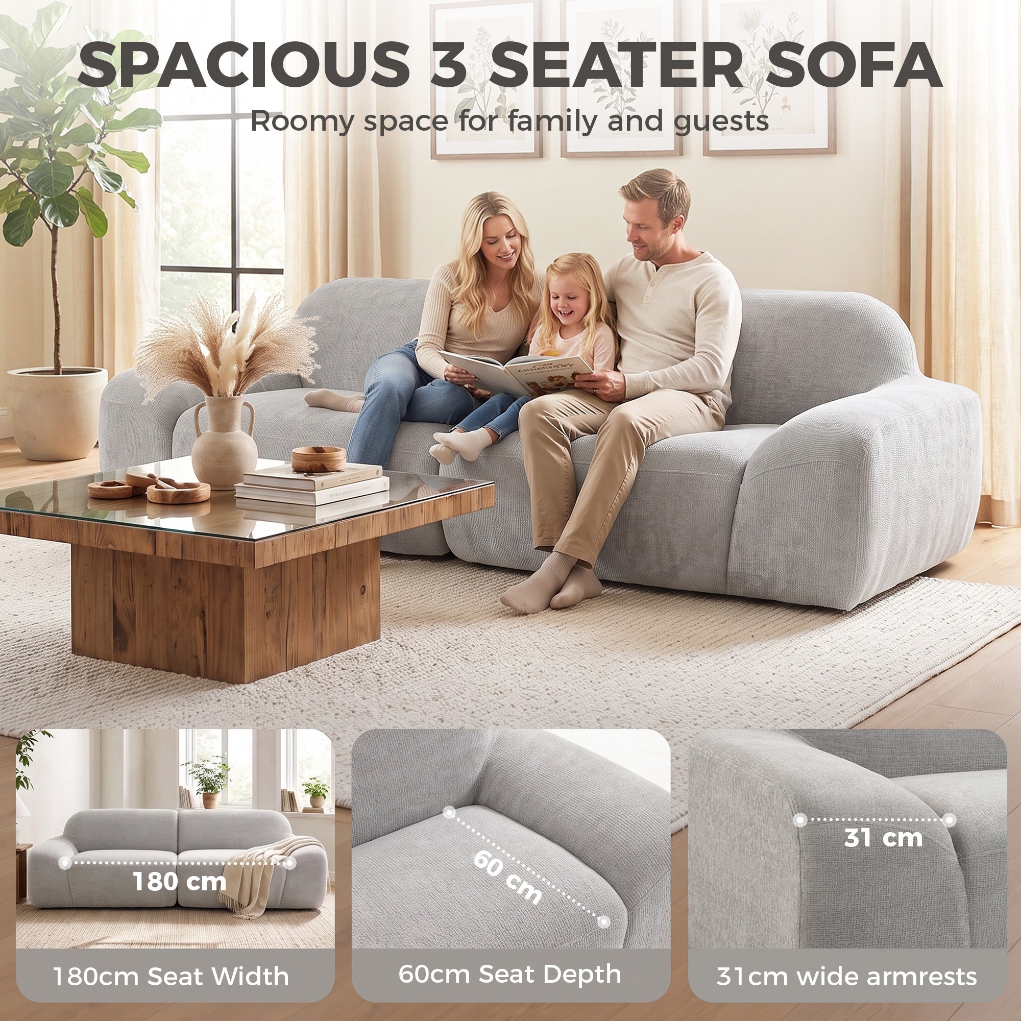 Cross Legged Office Chair w/ Footrest, 396 lbs Reclining Computer Desk Chair with High Back, Flip-up Armrests, Adjustable Height, Thick Cushion, Rocking Function, Faux Leather, Dark Gray
