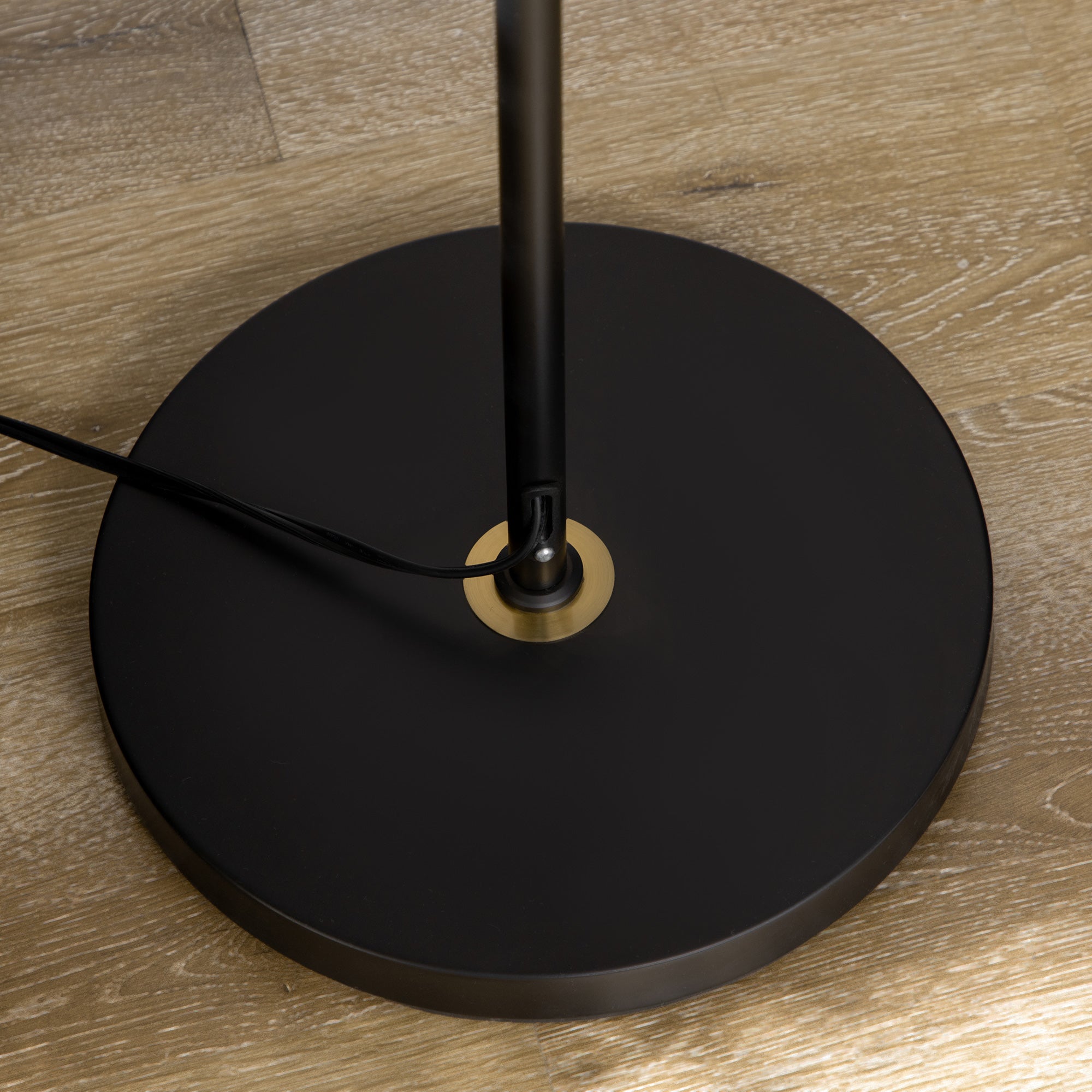 Adjustable Floor Lamp For Living Room Standing Lamp For Bedroom With Balance Arm Tall Black And Gold - HOMCOM