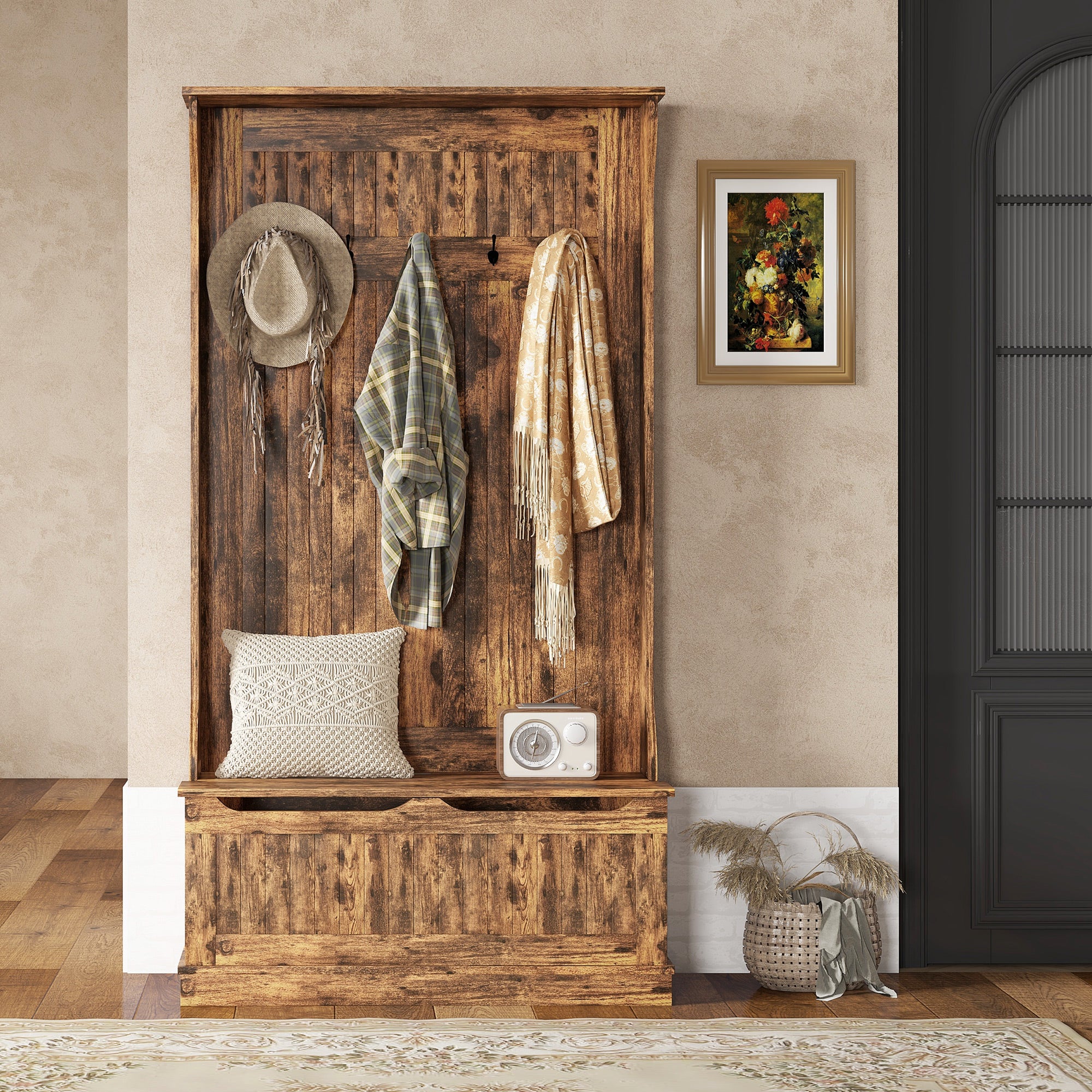 Rustic Making A Mudroom Bench Short Backed Mudroom Bench The Alley