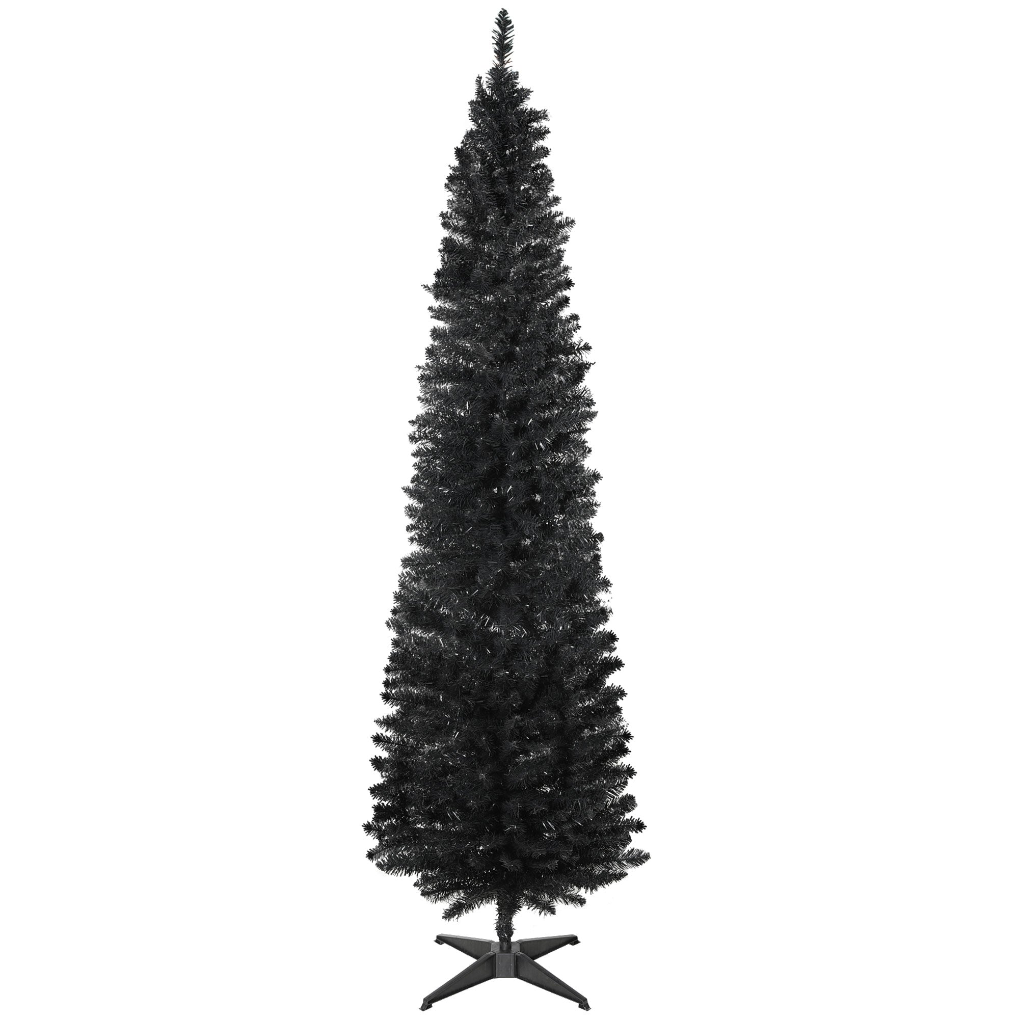 Artificial Christmas Tree 7' Indoor Realistic Holiday Decoration, Black