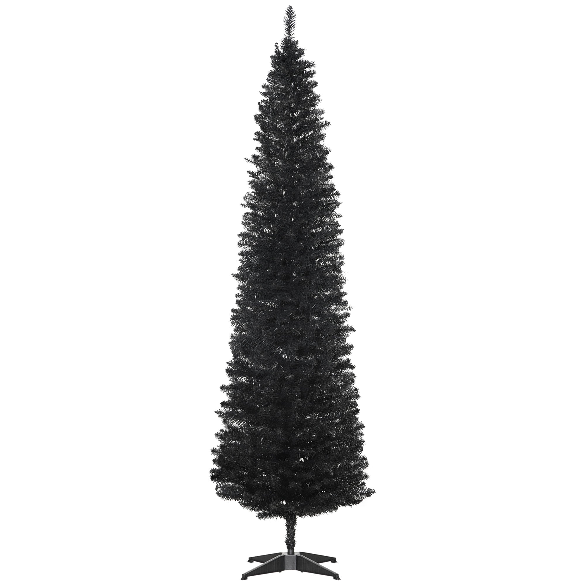 Artificial Christmas Tree 7' Indoor Realistic Holiday Decoration, Black