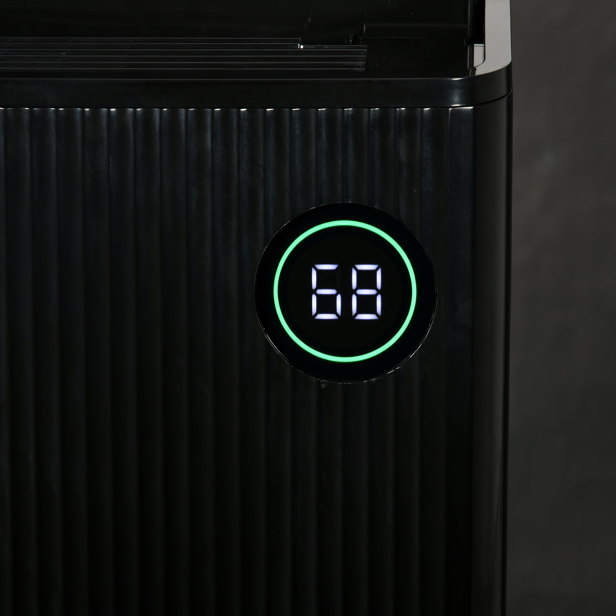 HOMCOM 16L/Day Dehumidifier with Air Purifier and HEPA Filter, UVC, Ioniser, 5.5L Water Tank, 24H Timer, for Home Damp, Condensation, Mould and Laundry Drying, Black