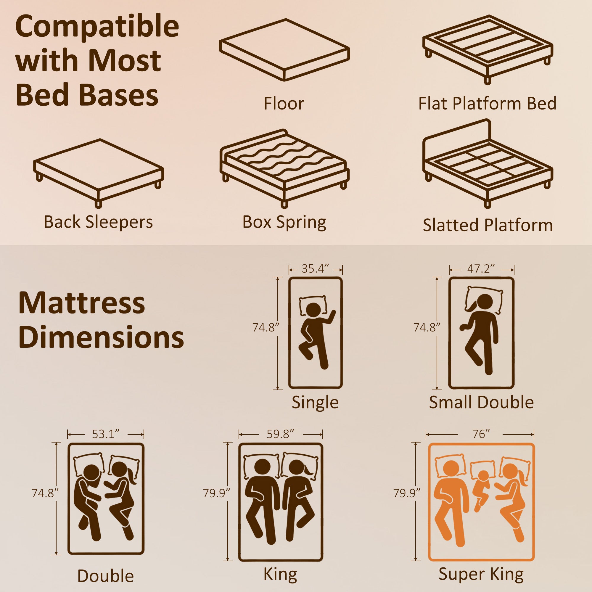 King Mattress, 12 Inch Memory Foam Mattress for Pressure Relief, Graphene Gel Cooling Copper Bed in a Box with Washable Cover, Fiberglass Free, Made in USA, CertiPUR-US Certified, Medium Firm