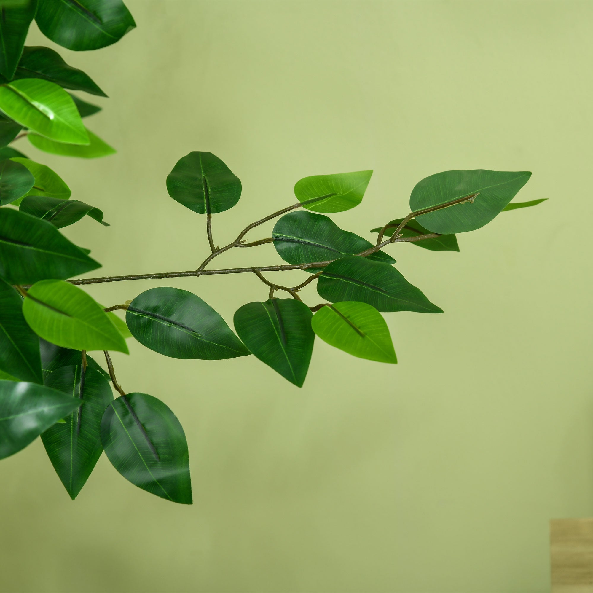HOMCOM Decorative Artificial Plants Ficus in Pot, Fake Plants for Home Indoor Outdoor Decor, 150cm