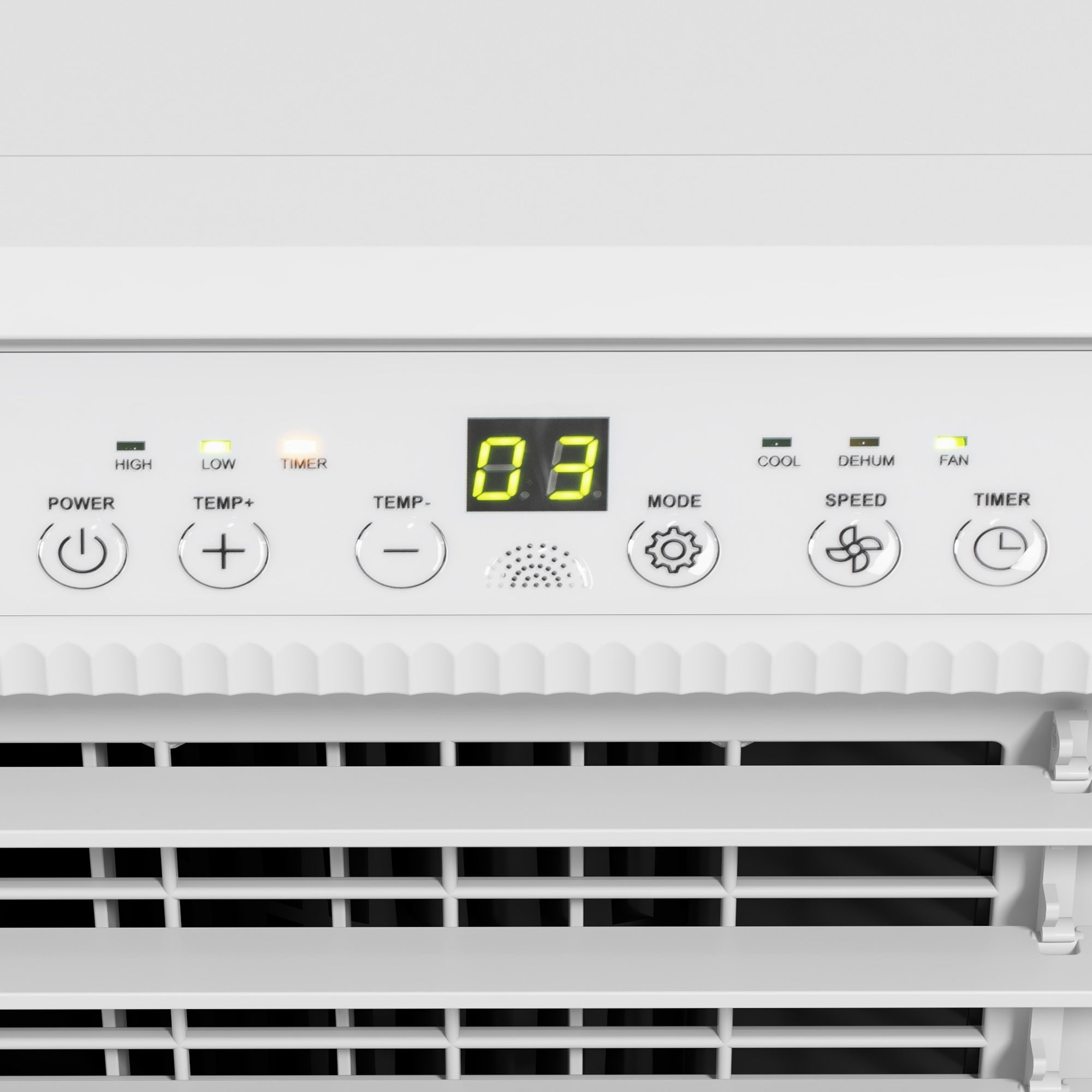 HOMCOM 7000 BTU Air Conditioning Unit, 3-in-1 Portable Air Conditioner, Dehumidifier, Cooling Fan with 2 Speeds, Remote Control, Digital Display, 24H Timer, Window Venting Kit, 15m²