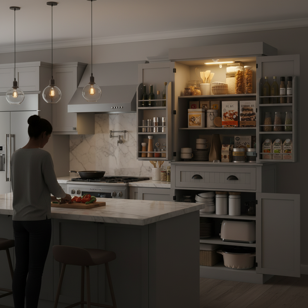 Evening cooking square