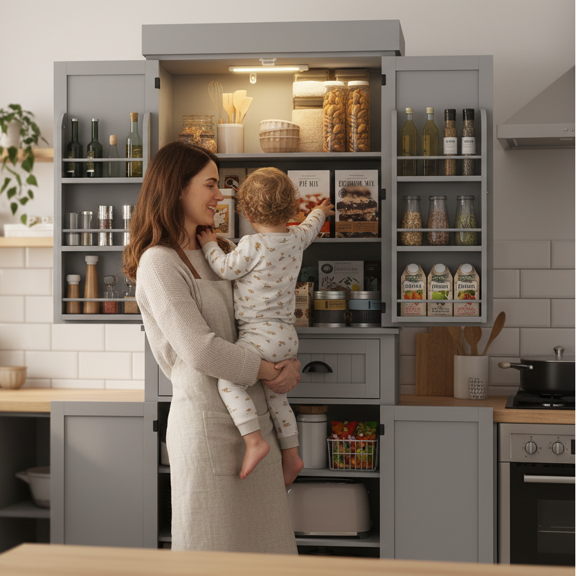 Family lifestyle scene