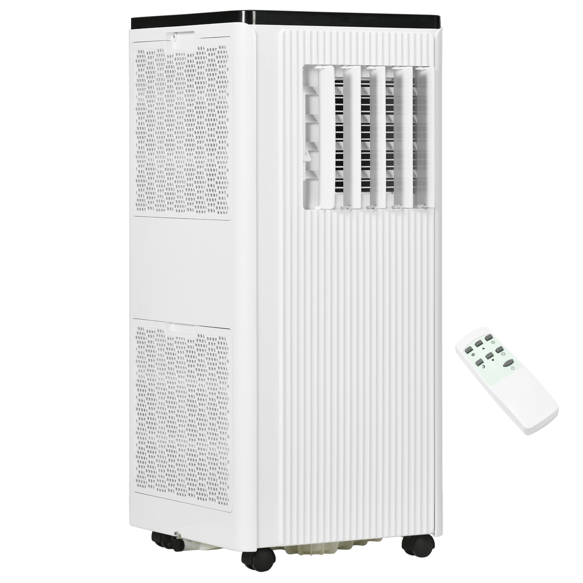 10000 BTU Smart WiFi Enabled Portable Air Conditioner for Rooms Up to 237 Sq. Ft. 3 in 1 Unit White