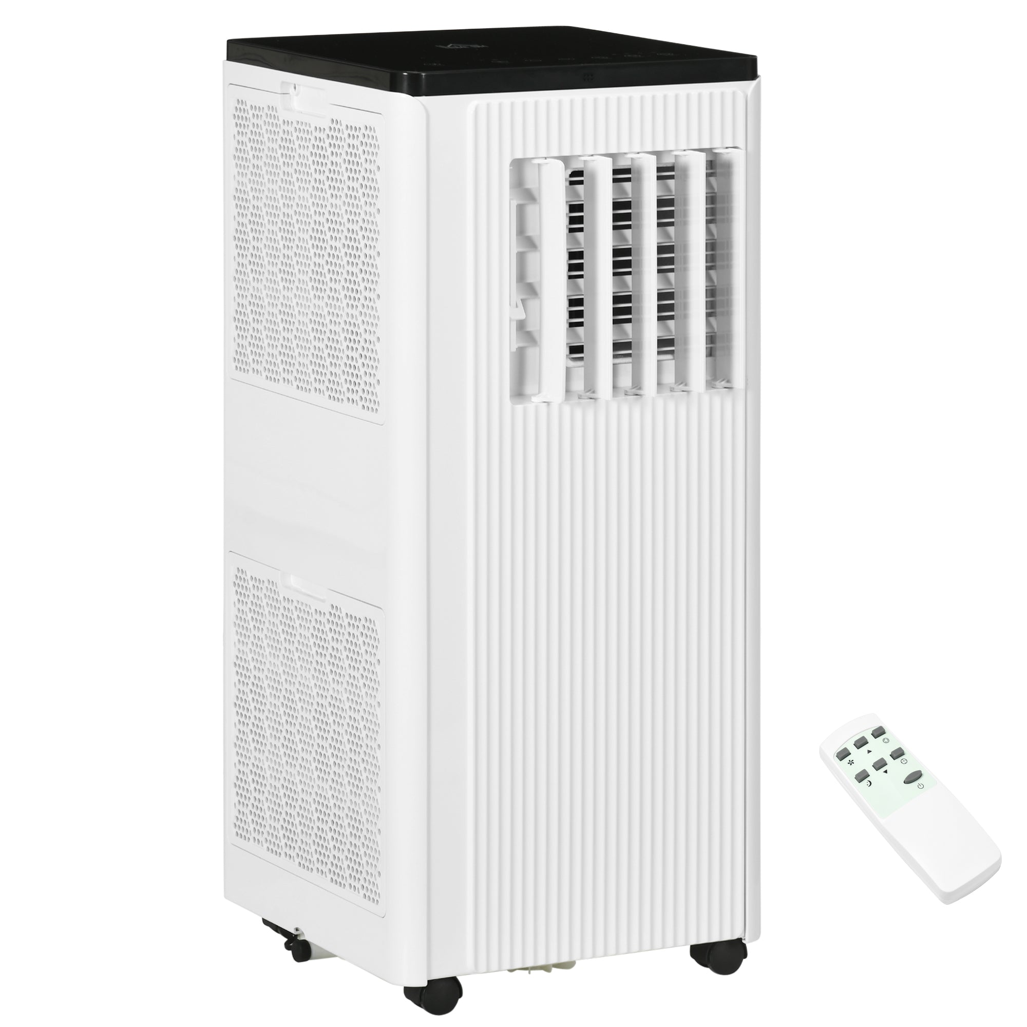 10000 BTU Smart WiFi Enabled Portable Air Conditioner for Rooms Up to 237 Sq. Ft. 3 in 1 Unit White