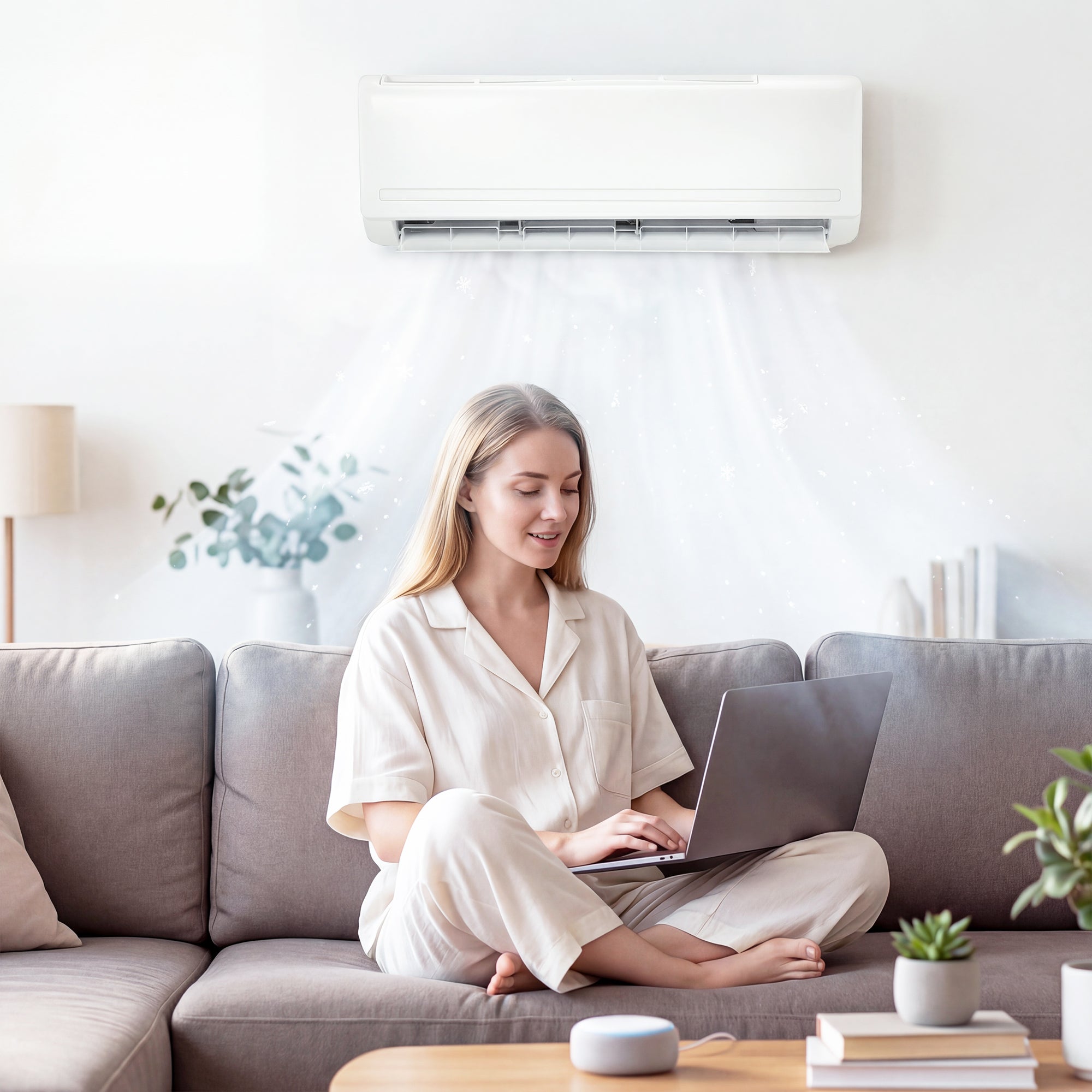 18000 BTU Mini Split Air Conditioner and Heat Pump, 19 SEER2 230V Energy Efficient Ductless Inverter AC Unit Cools up to 1250 Sq.Ft, Complete Installation Kit