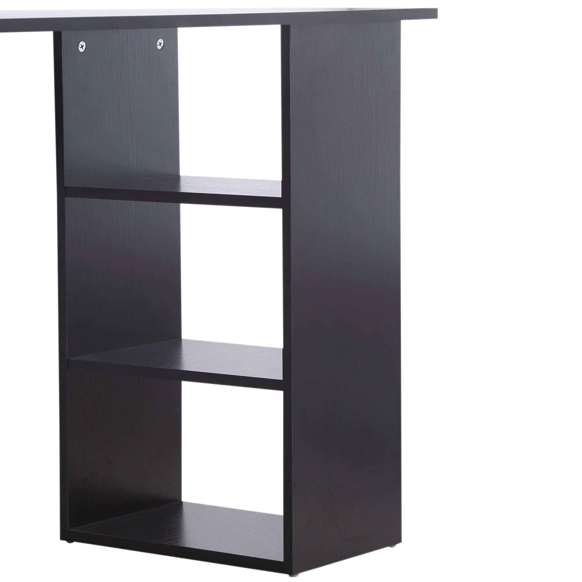 47" Modern Home Office Computer Workstation Desk Black - HOMCOM