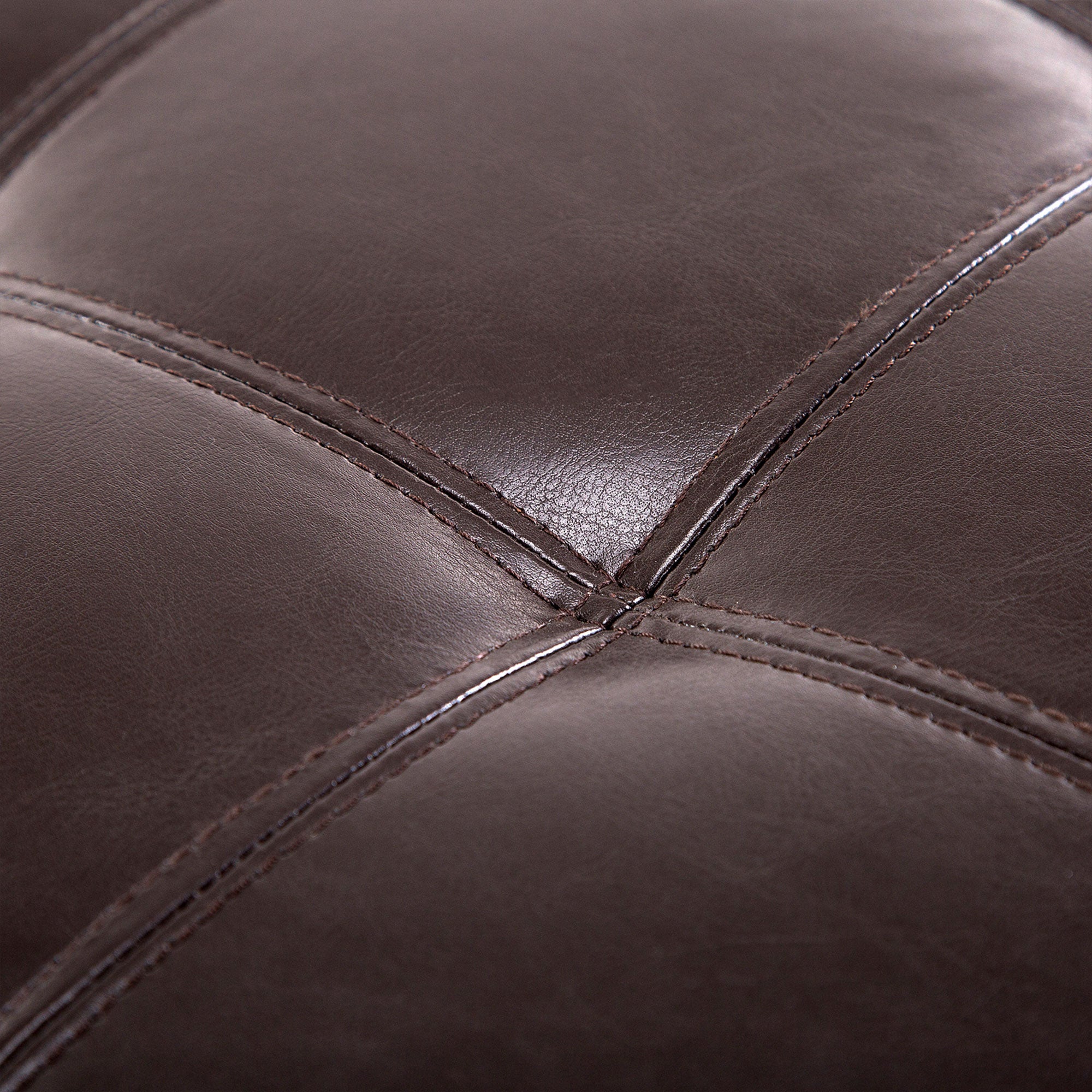 Storage Ottoman Bench, Foot Rest with Solid Wood Legs, End of Bed Bench, 51 Inches PU Leather Storage Chest for Living Room, Bedroom, Entryway, Brown