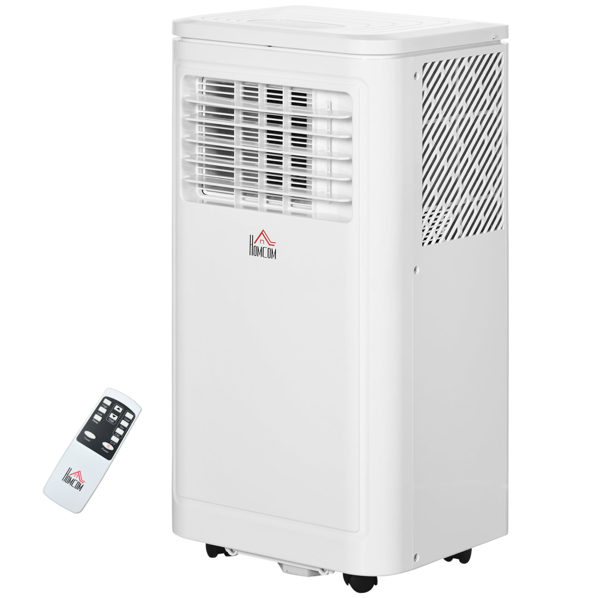 8000 BTU Portable Air Conditioner Fan w/ Remote for Rooms Up to 344 Sq. Ft. Evaporative Cooler White