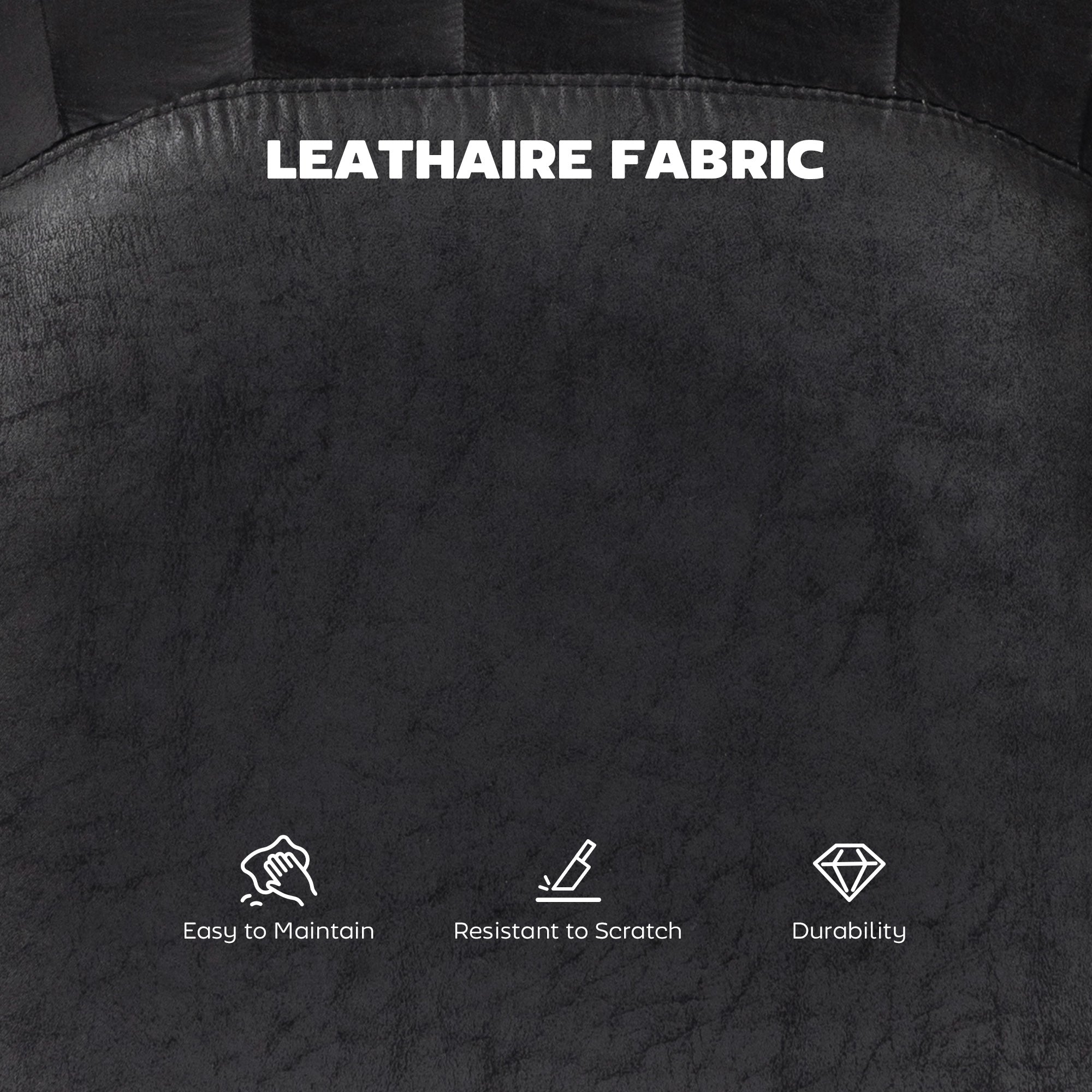 Modern Bar Stools Set of 2, Height Adjustable Swivel Bar Chairs with Backrest, Gas Lift and Footrest, Leathaire Barstools for Breakfast Counter, Kitchen Island, Black