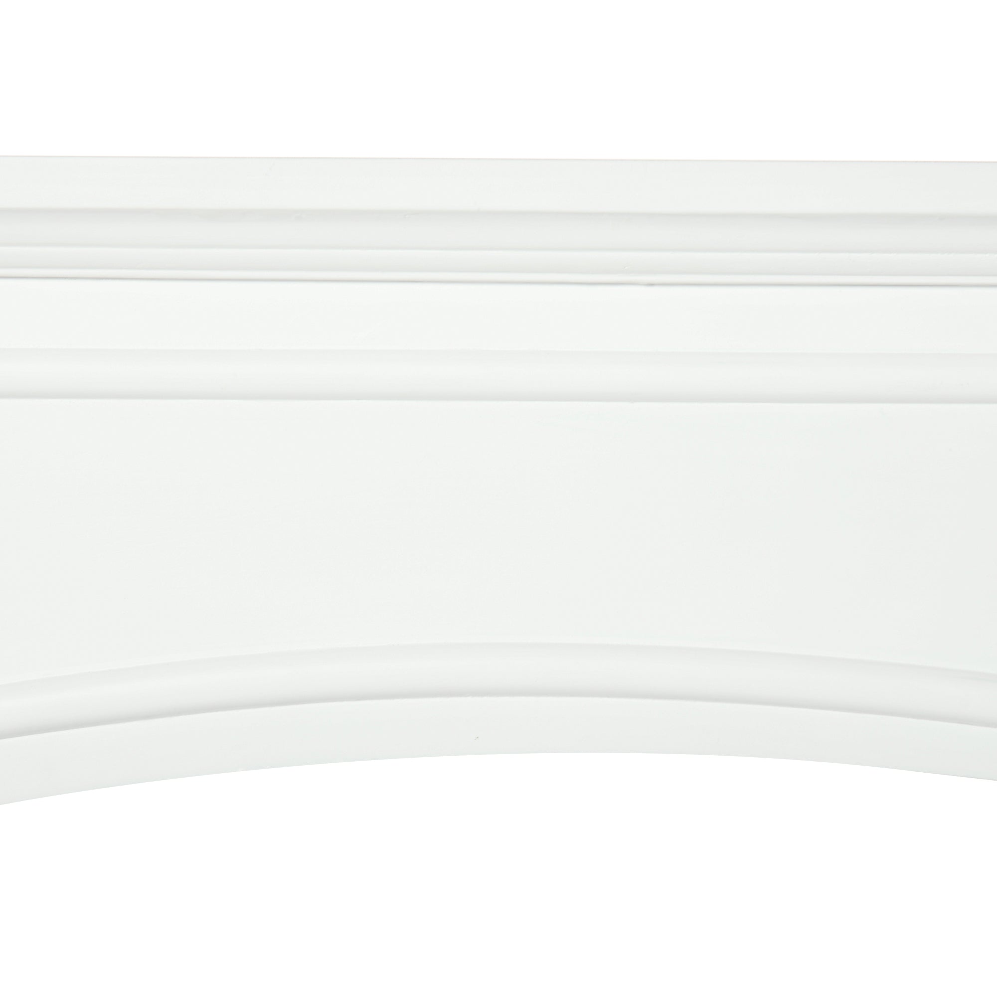 Modern Fireplace Mantel Decorative Pattern Interior Width 29" White