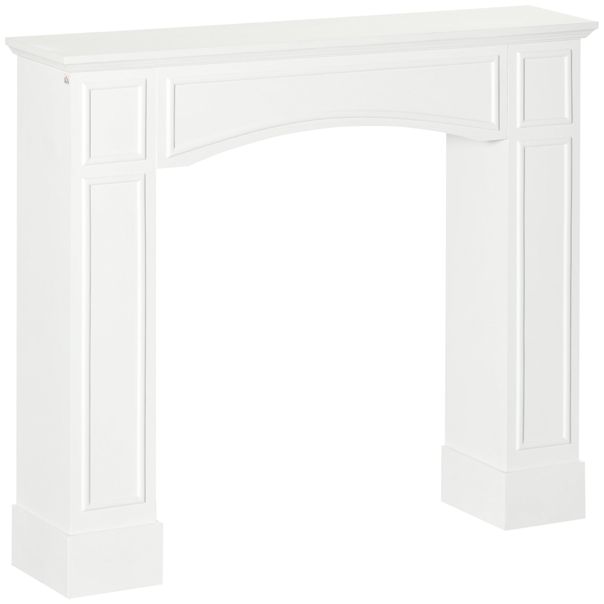 Modern Fireplace Mantel Decorative Pattern Interior Width 29" White