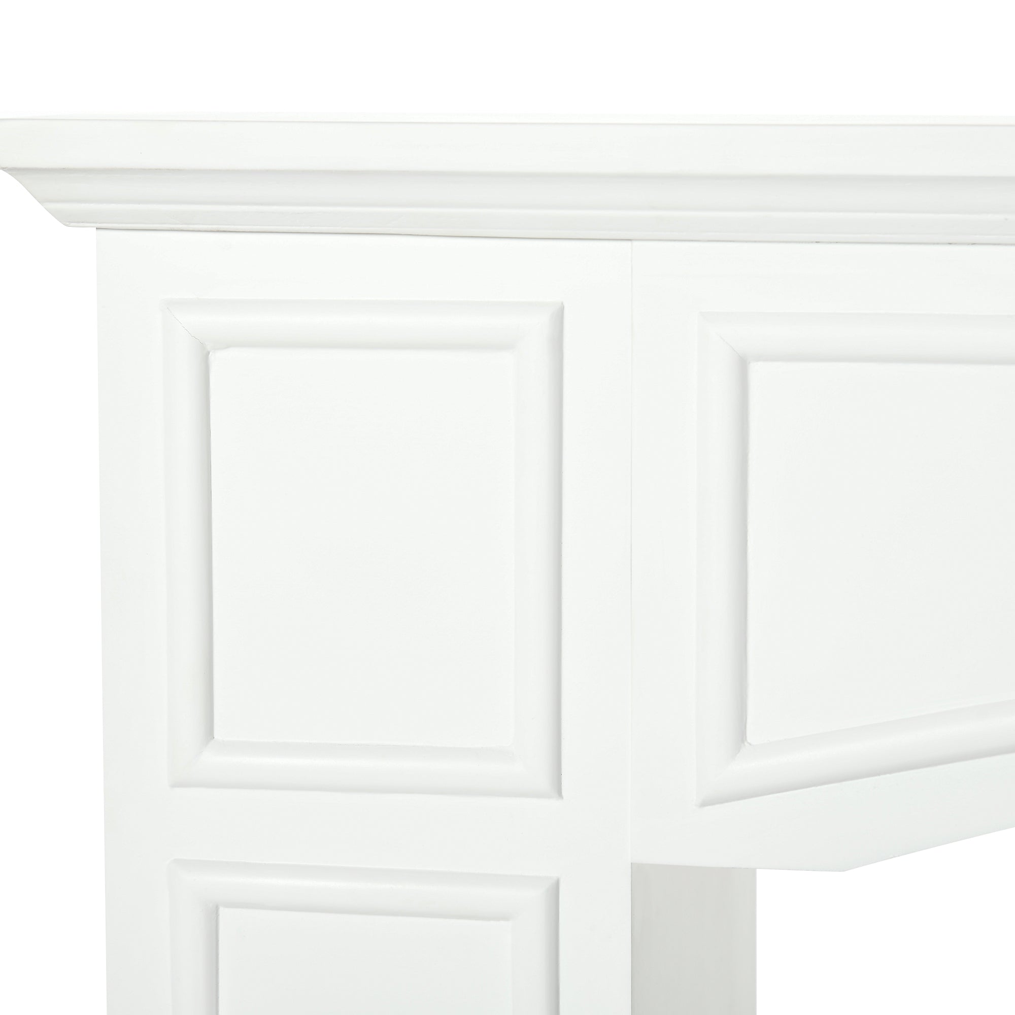 Modern Fireplace Mantel Decorative Pattern Interior Width 29" White