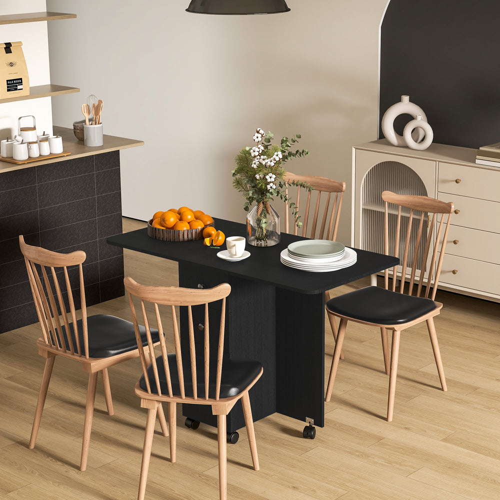 Vintage 1960's Ribbed Danish Teak Table Lamps 