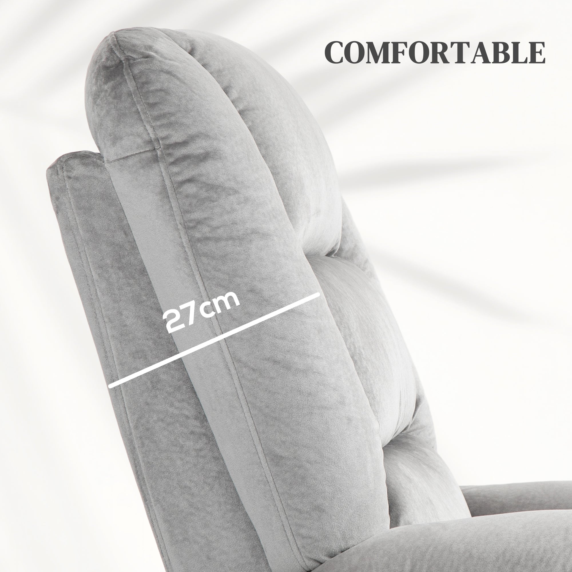 HOMCOM Power Lift Riser and Recliner Chair with Vibration Massage and Heat, Velvet Fabric Electric Recliner Armchair for Elderly with Remote Controllers, Side Pocket, Quick Assembly, Grey