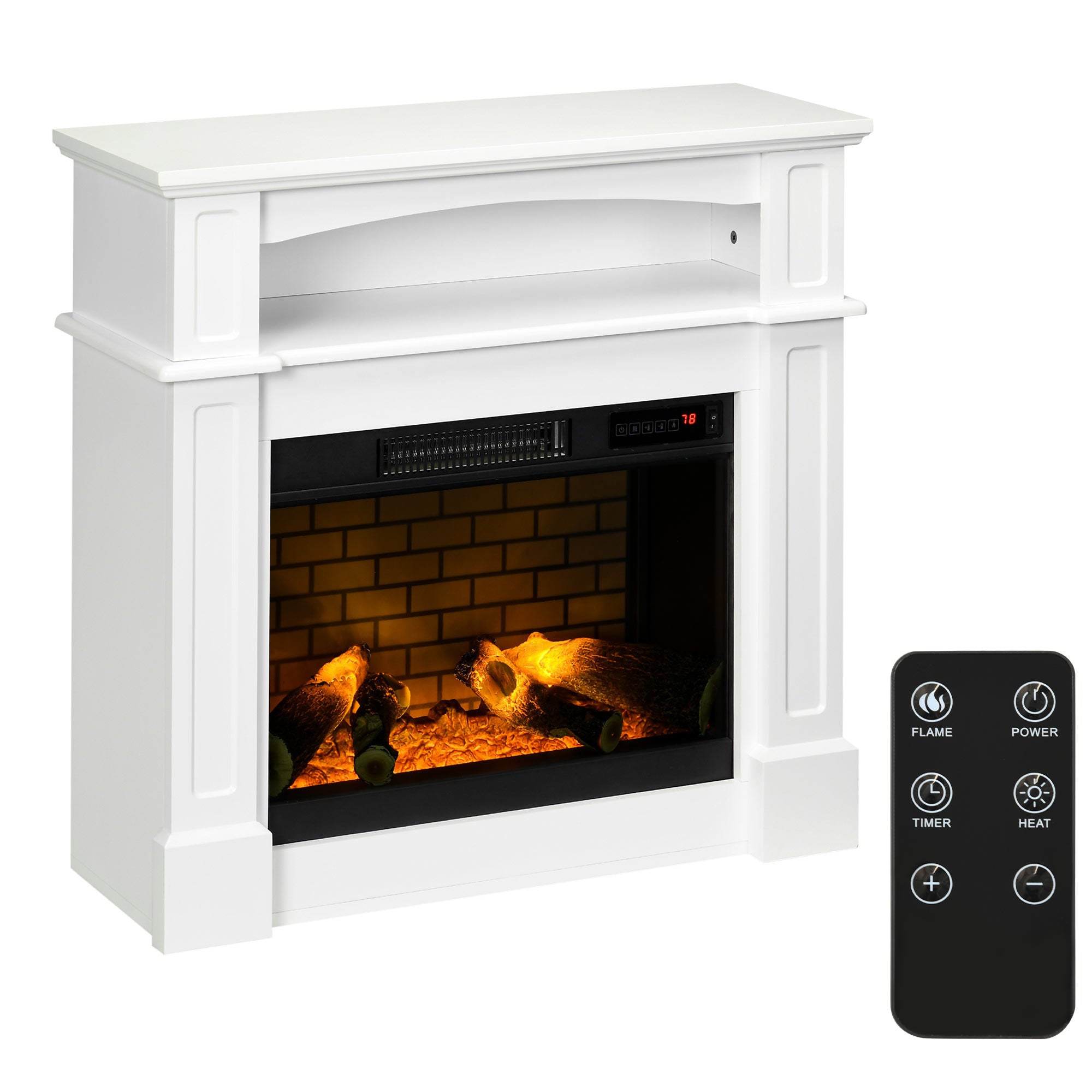 HOMCOM 2000W Electric Heater, Freestanding Convector Heater, Quiet - View #11