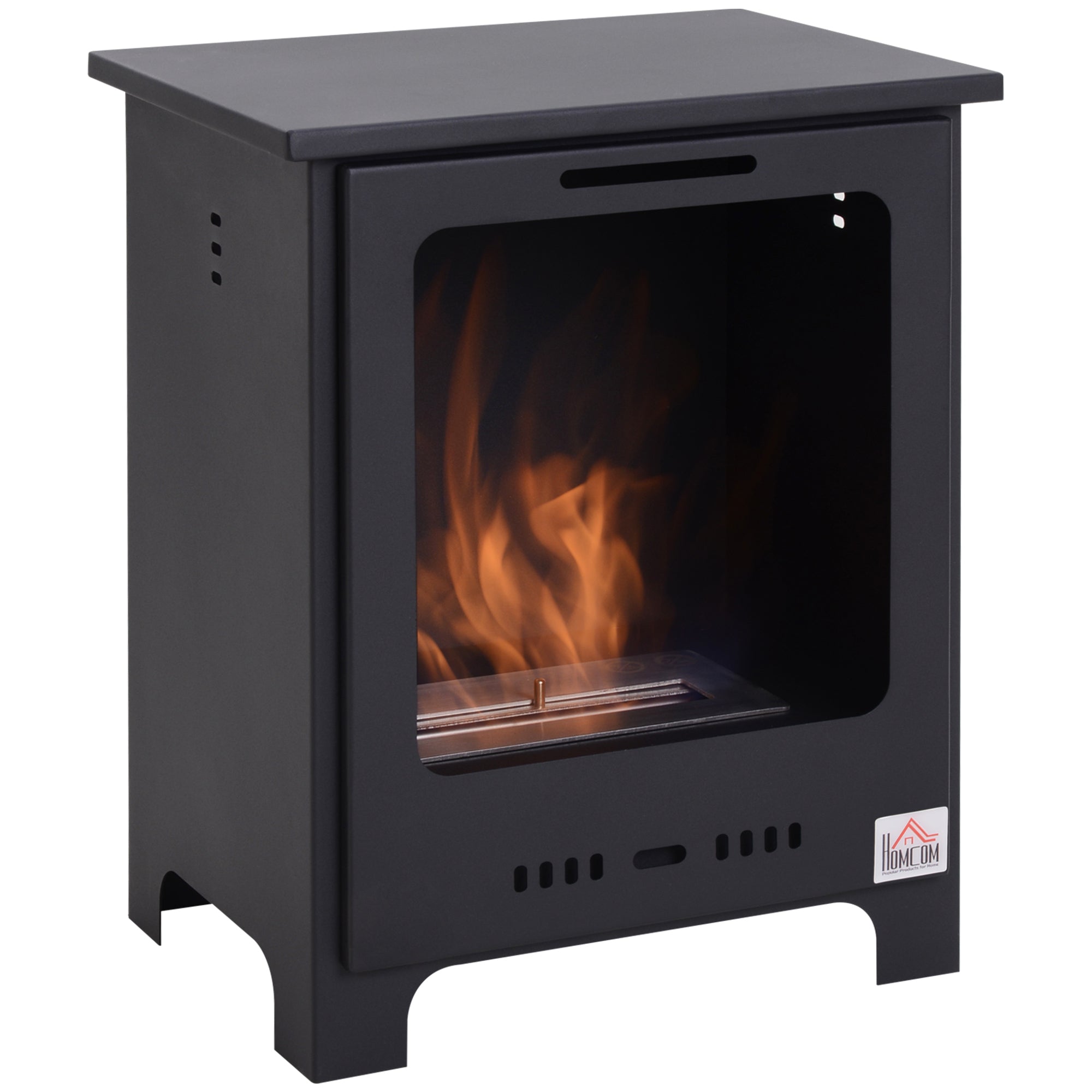 Ethanol Fireplace Freestanding Fireplace Stove 0.25 Gal Burns up to 3 Hours