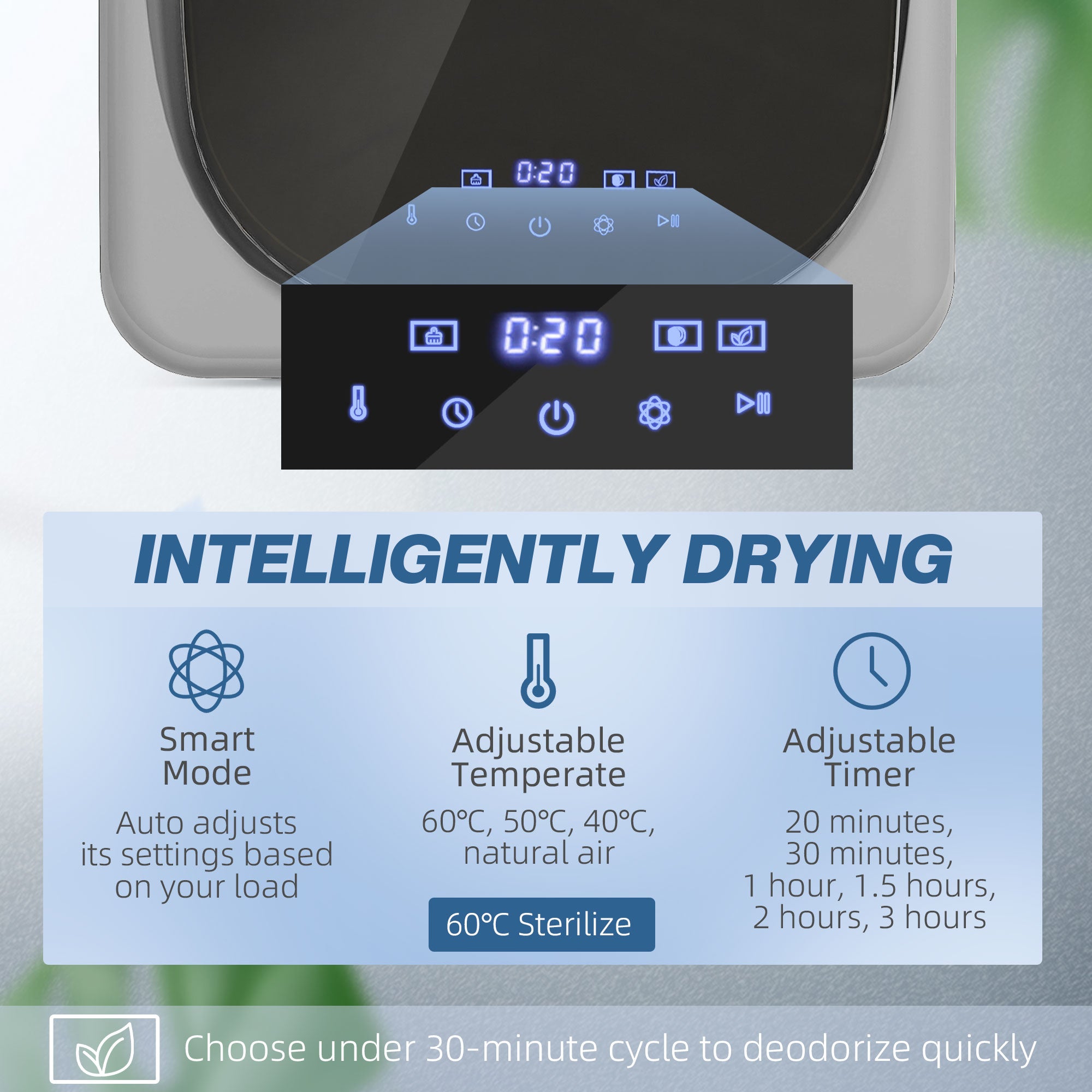 Vented Tumble Dryer, 4kg Wet Laundry/2.5kg Dry Capacity, 800W Compact Tumble Dryer with Smart Mode, Stainless Steel Drum, Freestanding Stackable Clothes Drying Machine, Silver Tone