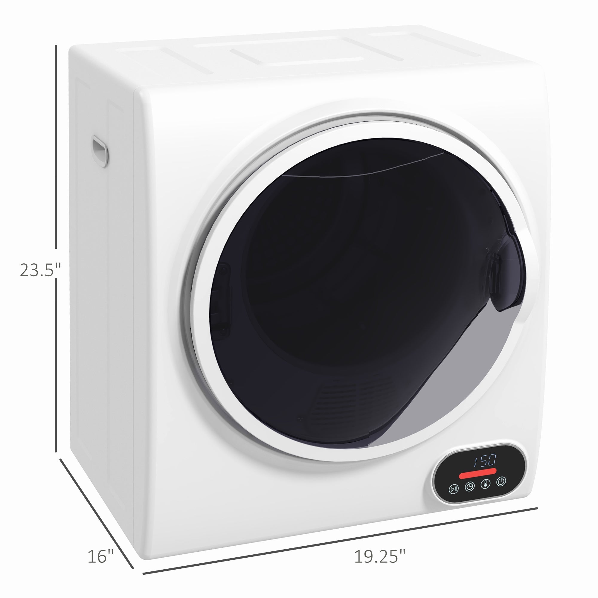 1.5 cu.ft Portable Compact Clothes Laundry Dryer with