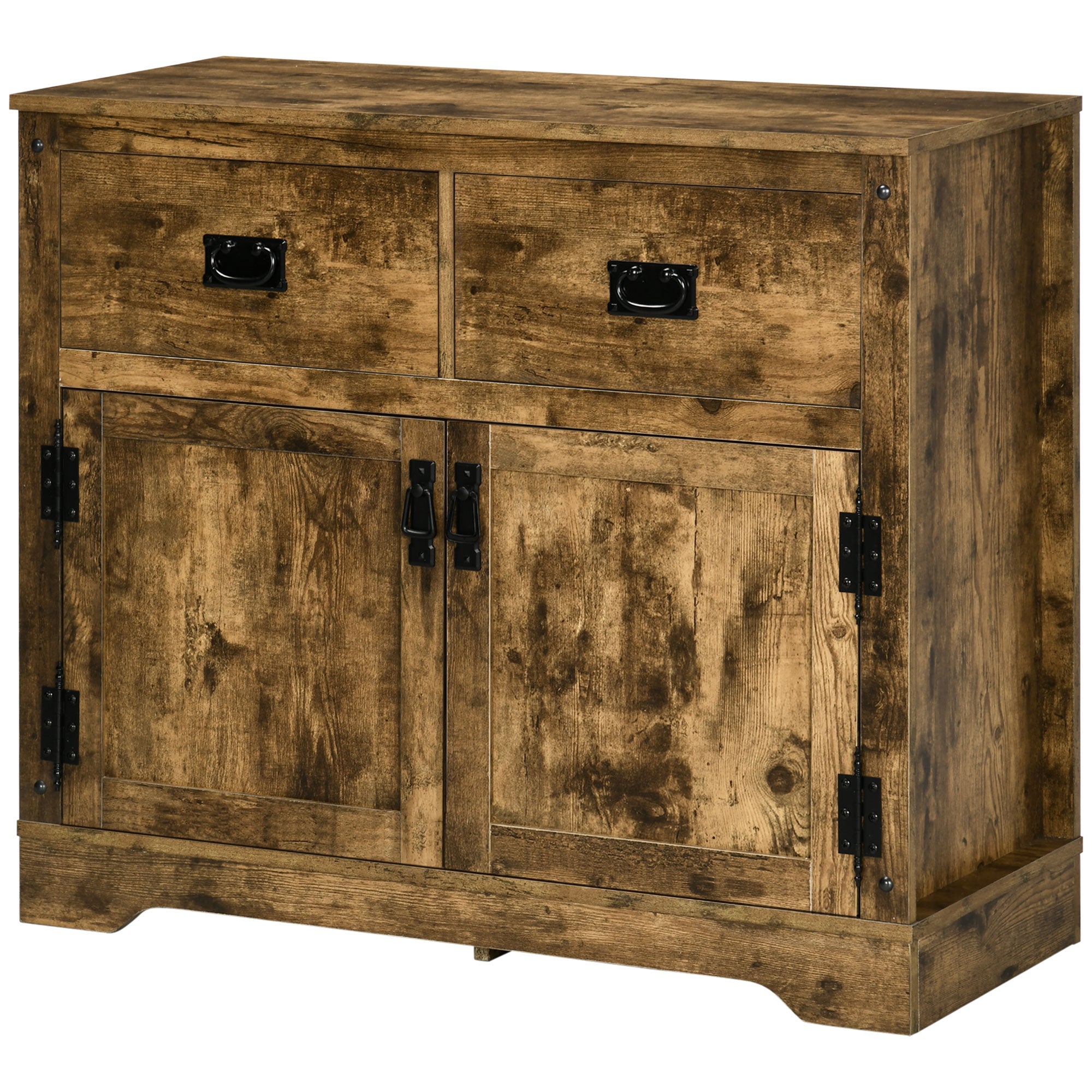 Industrial Sideboard Buffet Cabinet Kitchen Cabinet Rustic Brown